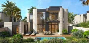exterior of exclusive residences abu dhabi ya river