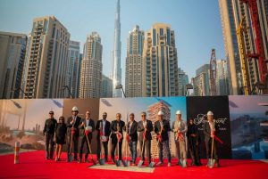fairmont residences dubai construction ceremony