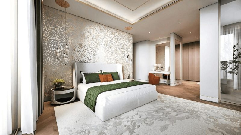 Mouawad Residences Riyadh Saudi for sale, bedroom artists impression