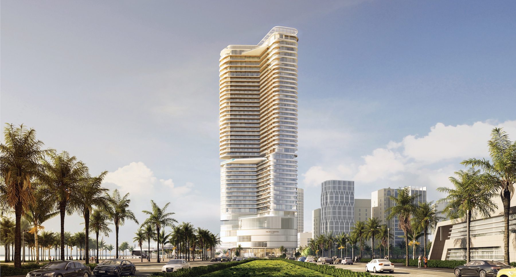 nobu branded residences danang nobu branded residences danang external rendering