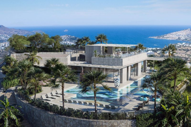 Luxury villa by fashion brand Missoni, overlooking the ocean as part of the development