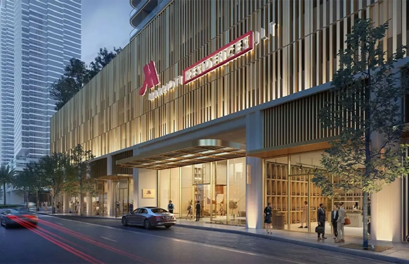Marriott Residences Jumeirah Lakes Towers Entrance