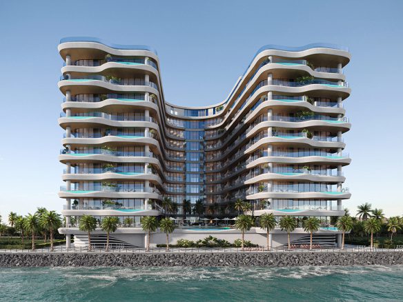 Gianfranco Ferré Residences sits at the very tip of Al Marjan Island, only minutes away from Ras Al Khaimah’s main entertainment hub.