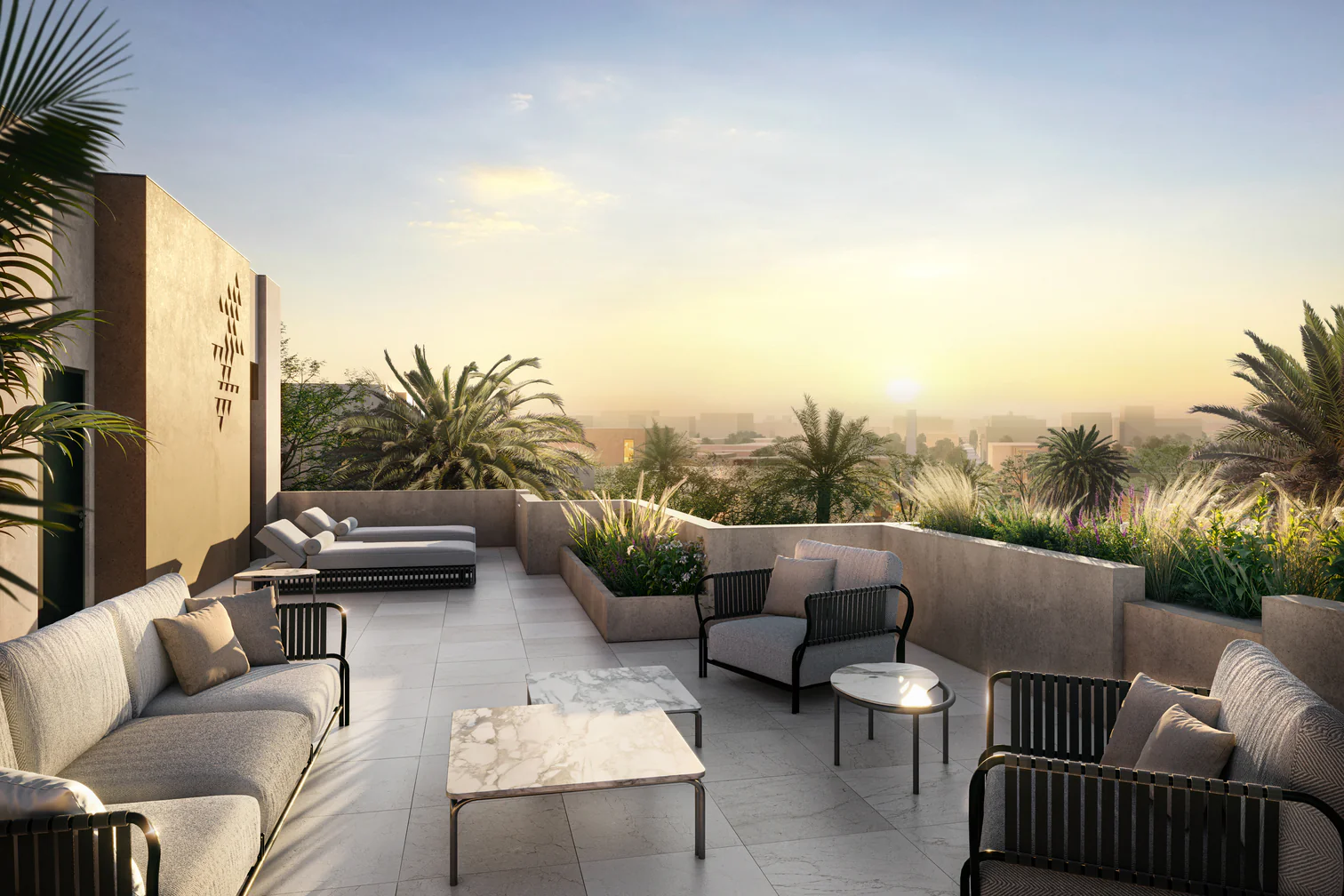 A sanctuary of opulence and tranquility awaits you at L’Etoile by Elie Saab. A quiet elegance overlooking the most iconic valley in Riyadh, Wadi Hanifa. These opulent villas kick off unimaginable flair, yet draw in intimacy. Emanate luxury, yet are engraved in tradition