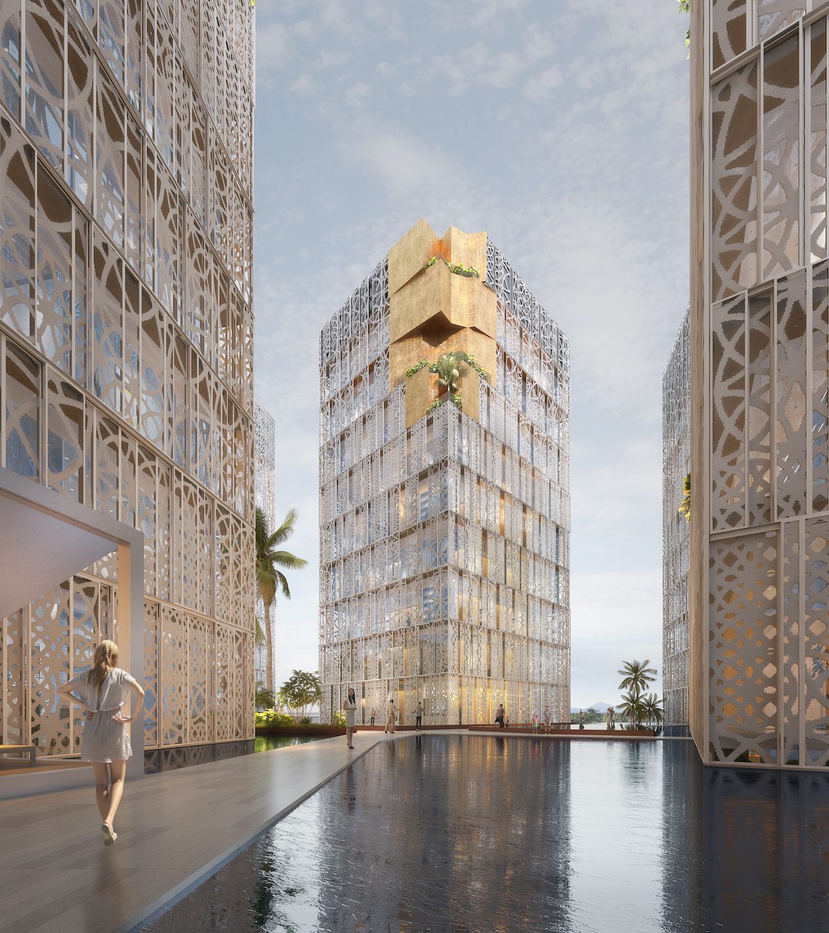 Richmond Towers in Dubai will serve as the flagship of the international partnership announced in January 2025. The development will feature six luxury residential towers and one office tower