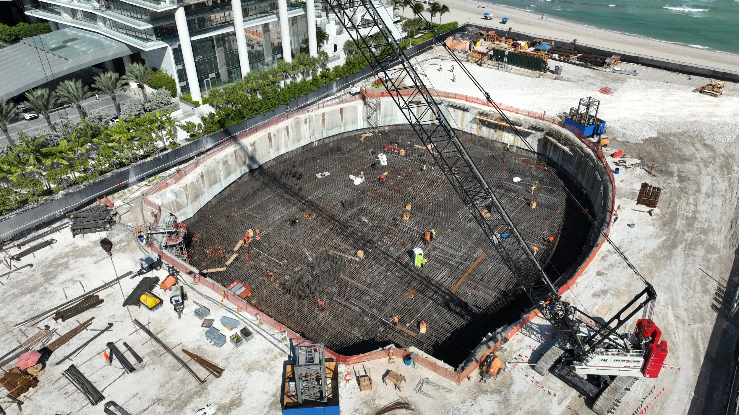 Bentley Residences Miami record breaking construction 