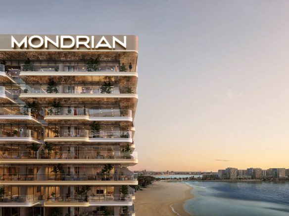Mondrian Al Marjan Island Beach Residences, developed by ELEVATE in partnership with Ennismore, is now open for private sales and expressions of interest. image courtesy: ELEVATE