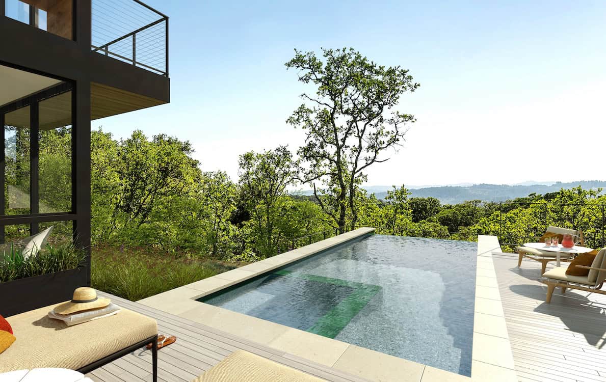 Custom Designs

Estate Homes

Thoughtfully designed to blend into the natural landscape of Sonoma County wine country, Estate Homes offer custom-designed residences combining indoor-outdoor living with top-tier finishes.