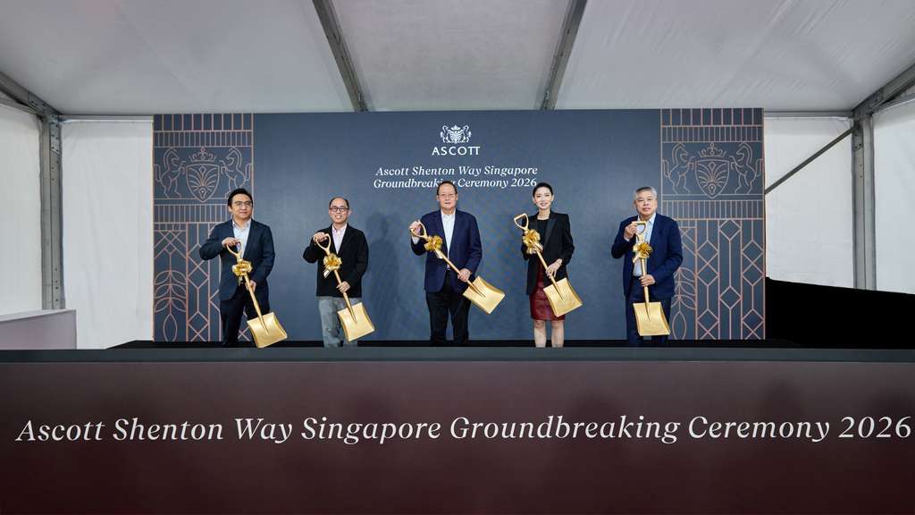 Ascott and New Vision Break Ground on Global Flagship Ascott Shenton Way Singapore