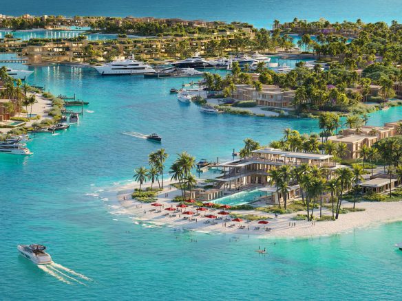 Silene Villas by Red Sea Global on Laheq Island present 154 distinguished 3–8 bedroom residences, each featuring private pools, curated gardens, and breathtaking sea, canal, or fairway vistas.