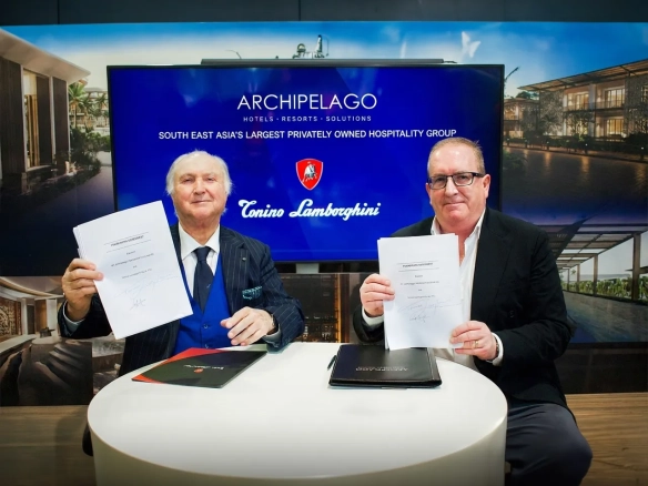 Tonino Lamborghini & Archipelago - New Partnership -Tonino Lamborghini Hotels by Huxley