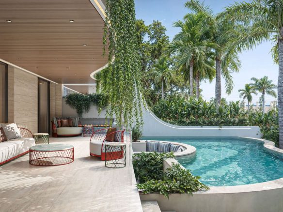 The Duplex Ground floor invites you to experience the quiet elegance of a private garden residence.