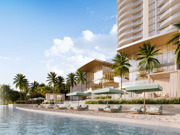 Rising 31 stories, Mandarin Oriental Residences, West Palm Beach will offer a selection of two- to four-bedroom residences, two expansive multi-level private villas and a full-floor penthouse.