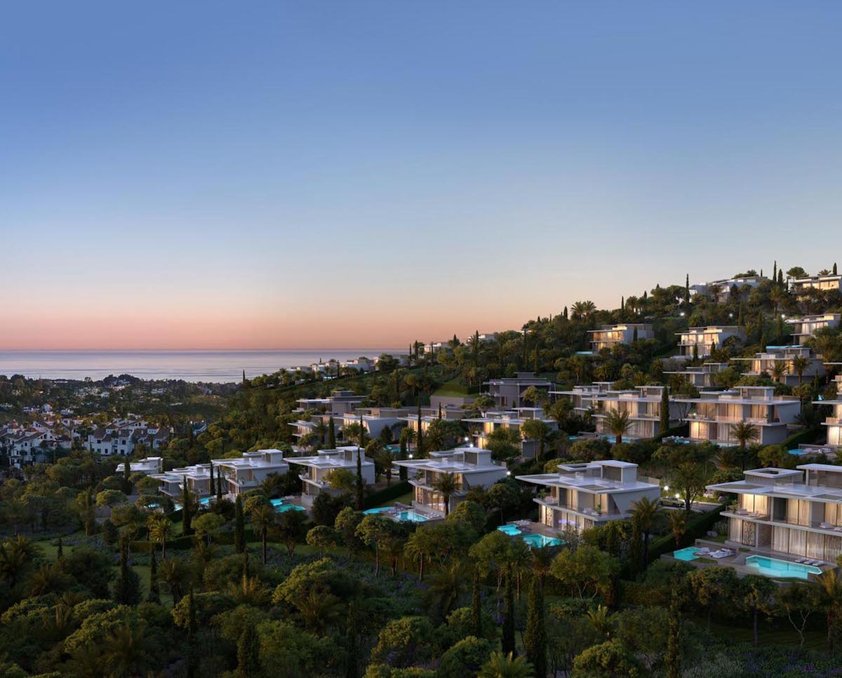 Tierra Viva -Set into the hillside of Benahavís, every villa enjoys its own vantage point with panoramic Mediterranean views stretching to Gibraltar and even Morocco on clear days. 