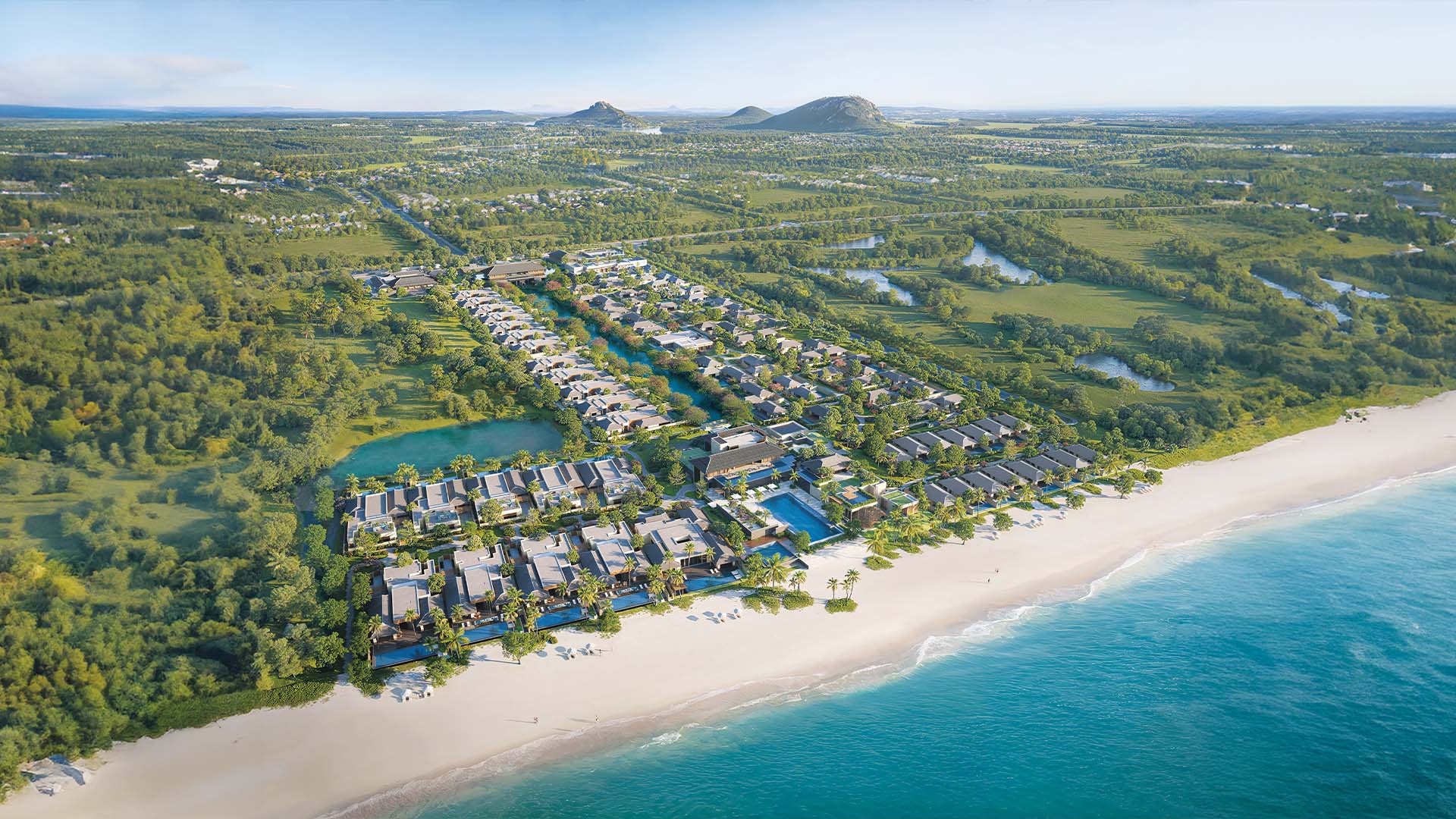 The Residences at Mandarin Oriental, Da Nang will sit on a spectacular 30-kilometre stretch of beach which links Da Nang in the north with Hoi An in the south. 