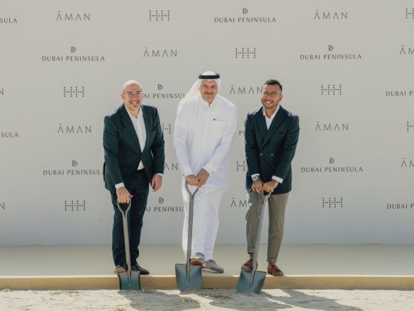 Aman Dubai has begun construction on its luxury hotel and residential project along the Jumeirah coastline