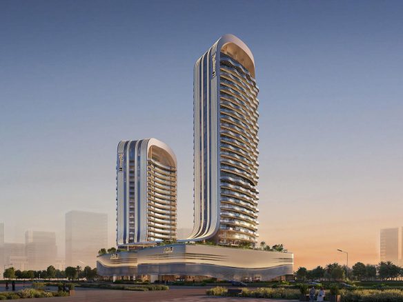 Radisson Blu Hotel & Residences by BNW Developments is a landmark mixed-use destination in RAK Central, Ras Al Khaimah, combining luxury hospitality and residential living
