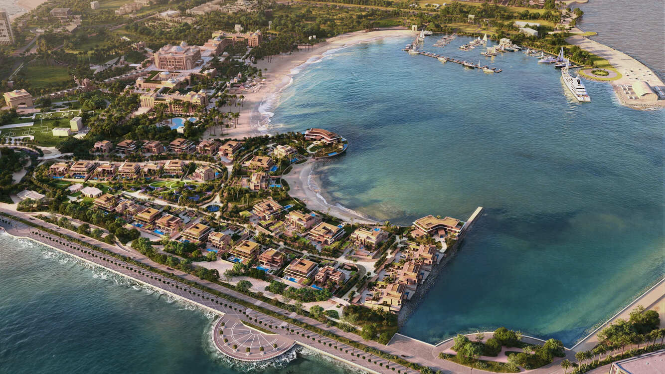 Emirates Palace, Mandarin Oriental Mansions, Abu Dhabi, lies along one of this nation’s most significant shorelines: