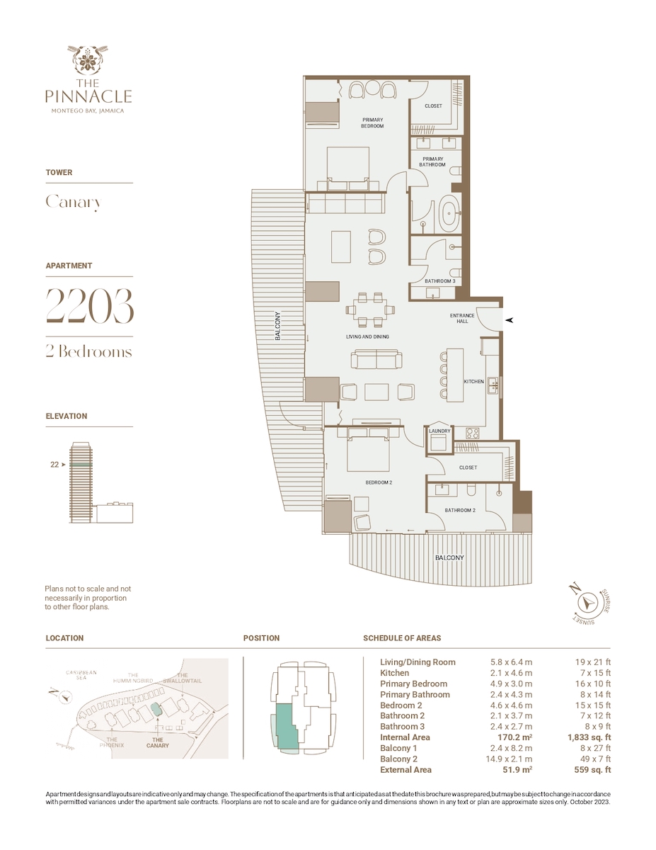 Canary Residences Montego Bay Two Bedroom Apartments