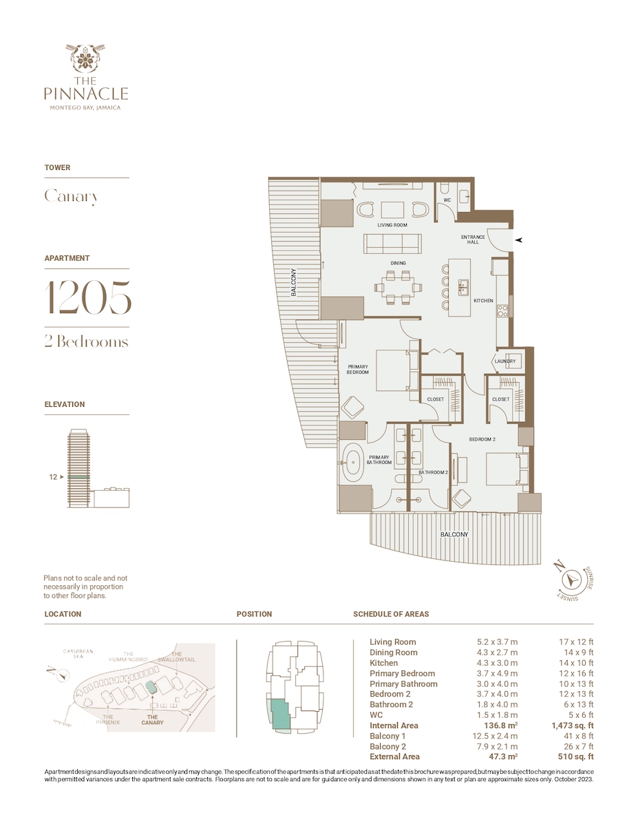 Canary Residences Montego Bay Two Bedroom Apartments