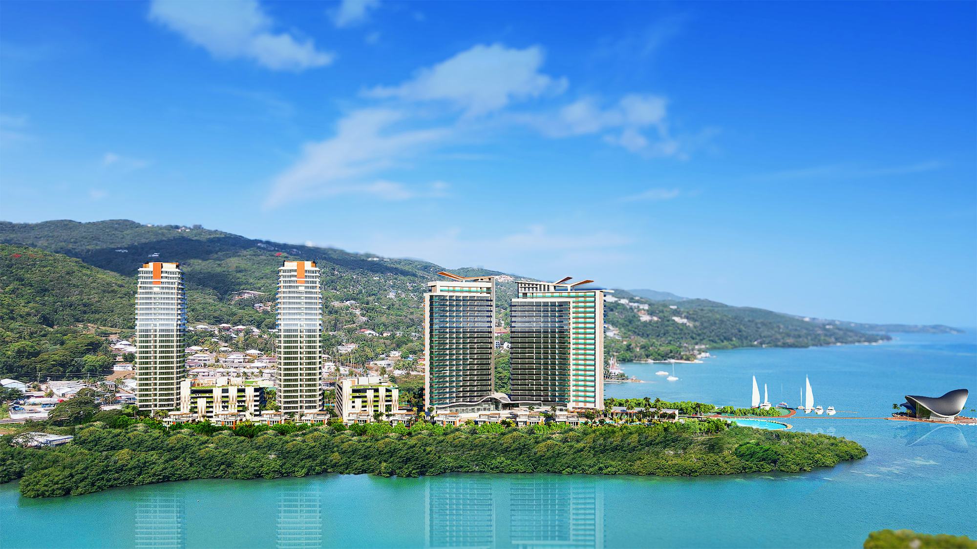 The Pinnacle Montego Bay is the first branded residences development in Jamaica