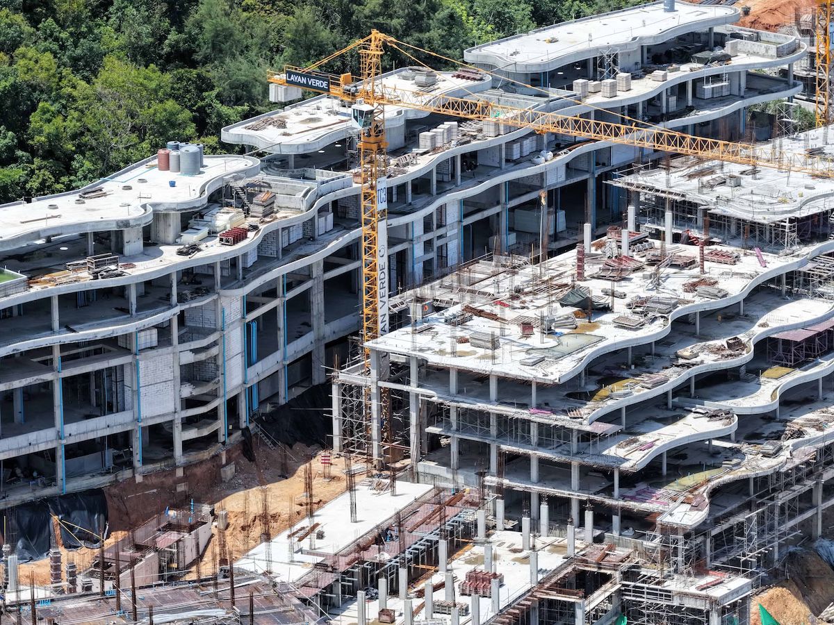 Construction at Layan Verde Phuket Thailand