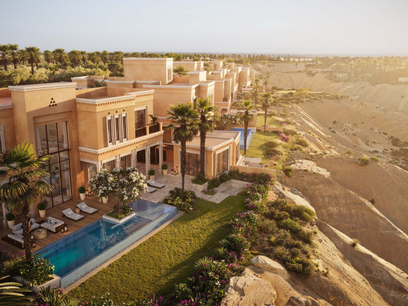 The community's signature Rayana Mansions and branded Trump Mansions feature expansive residences with built-up areas ranging from approximately 1,900 sqm to 7,000 sqm.