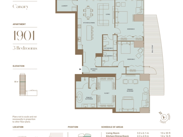 Canary Tower Montego Bay Three Bedroom Apartments