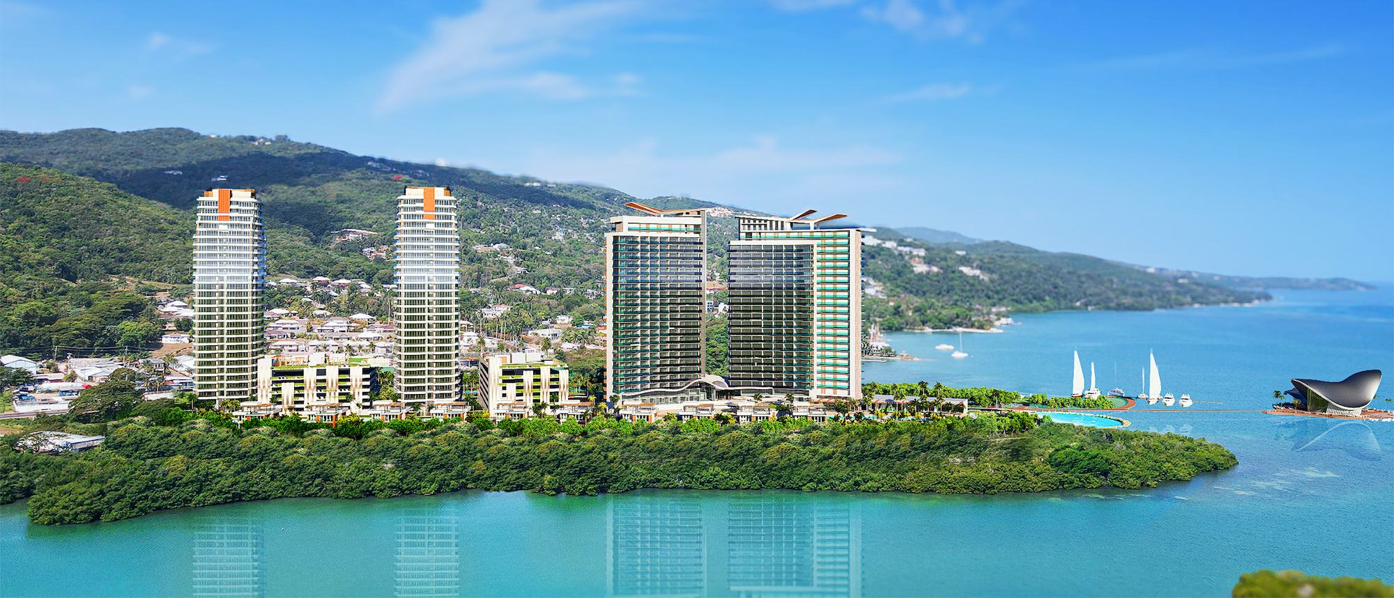 The Canary Tower Residences at The Pinnacle Montego Bay Jamaica