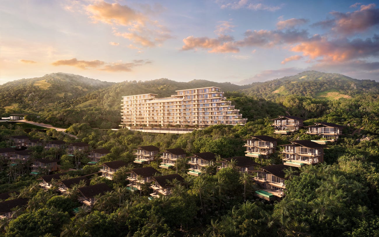 Maravé LXR Residences will comprise 66 private villas, 46 condominiums and four penthouses, with all homes offered with freehold titled ownership.