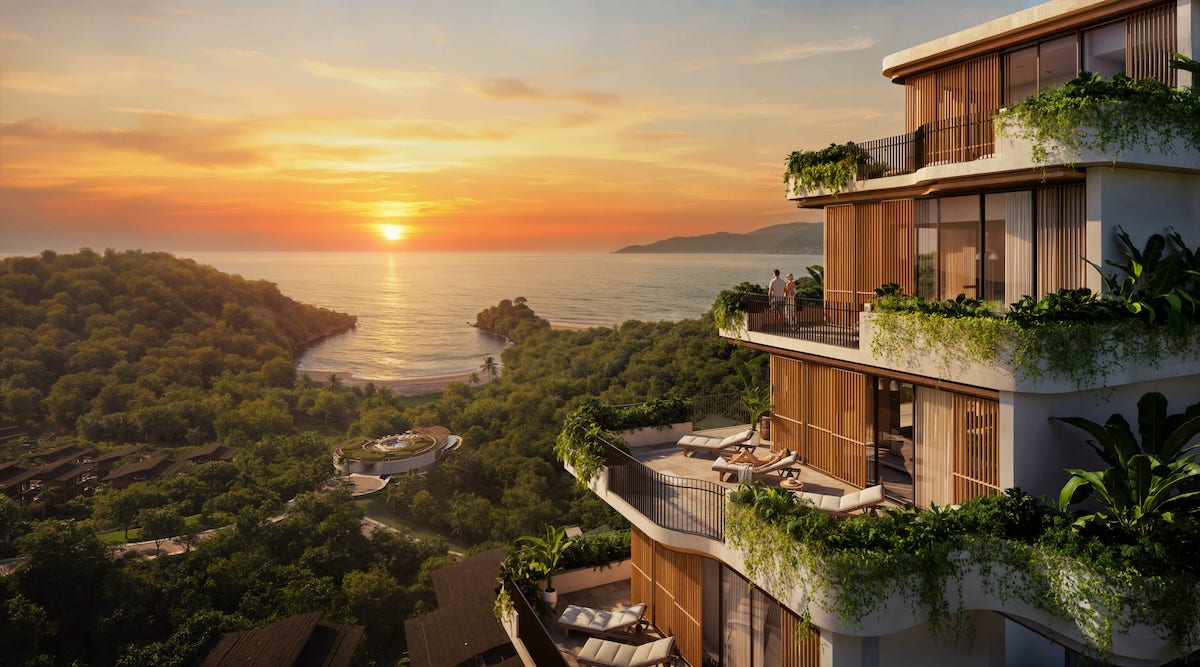 Maravé LXR Residences will comprise 66 private villas, 46 condominiums and four penthouses