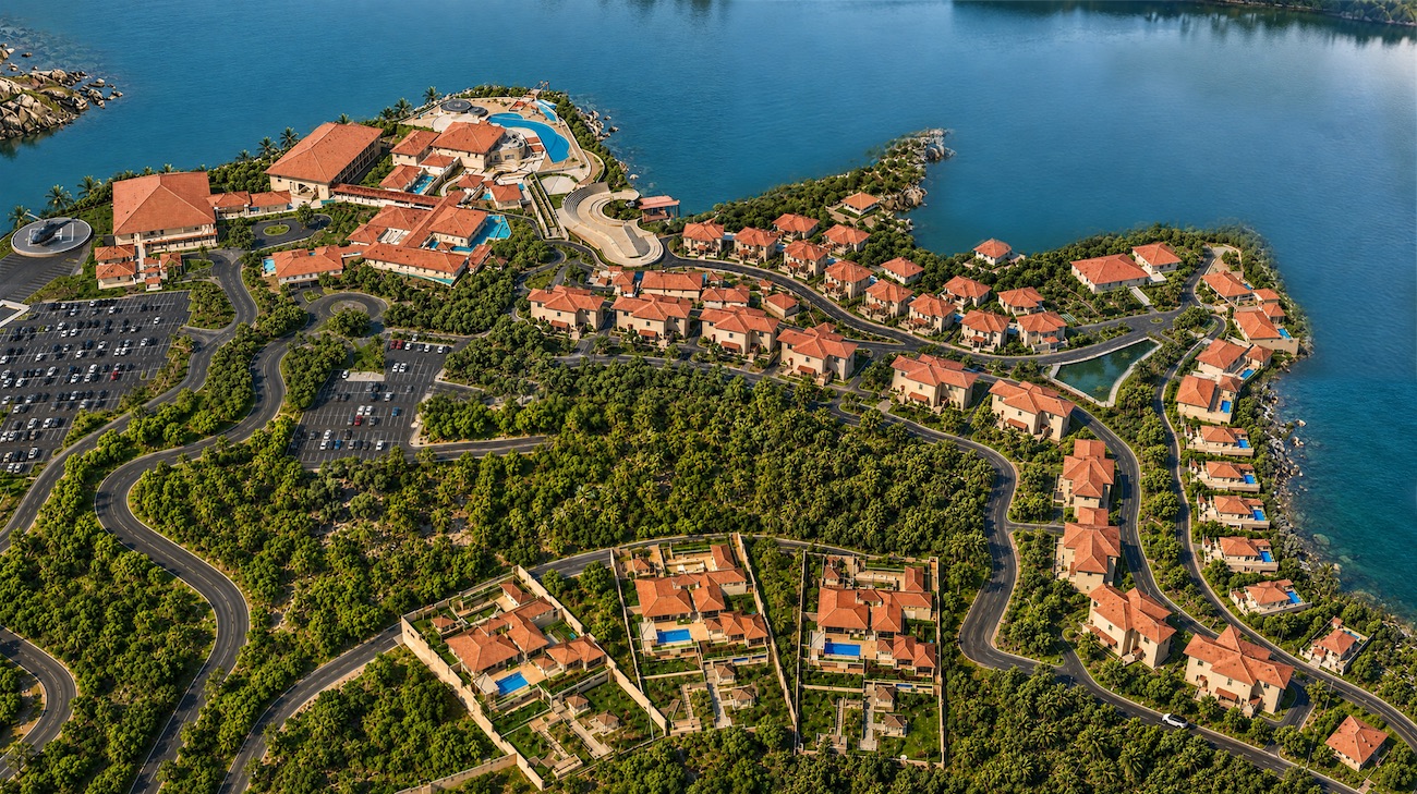 Anantara Jadcherla Hyderabad Resort, a 37-acre waterfront development in southern India’s Telangana state.