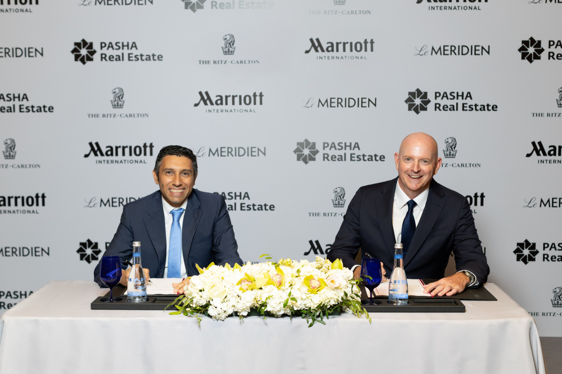 Signing Ceremony between PASHA Real Estate and Marriott International