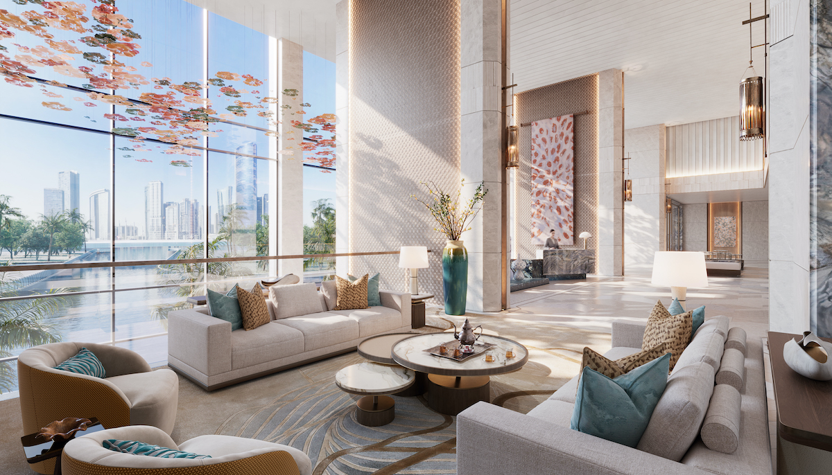 Rixos Al Reem Residences unites Aedas’ wave-inspired architecture with HBA Residential’s elevated interiors to create a waterfront retreat for a global clientele