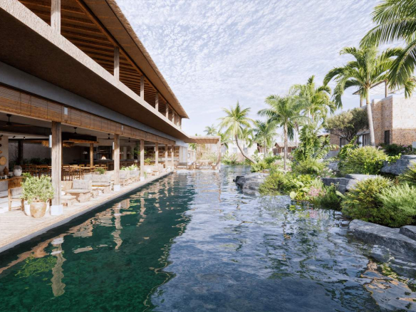 Liyongo is a 60-villa residential development in Kendwa, on the north-west coast of Zanzibar, designed as a contemporary interpretation of a Swahili coastal village
