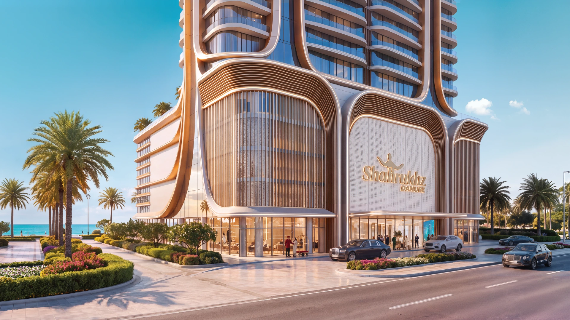 A landmark fully furnished waterfront residential tower in Dubai Maritime City